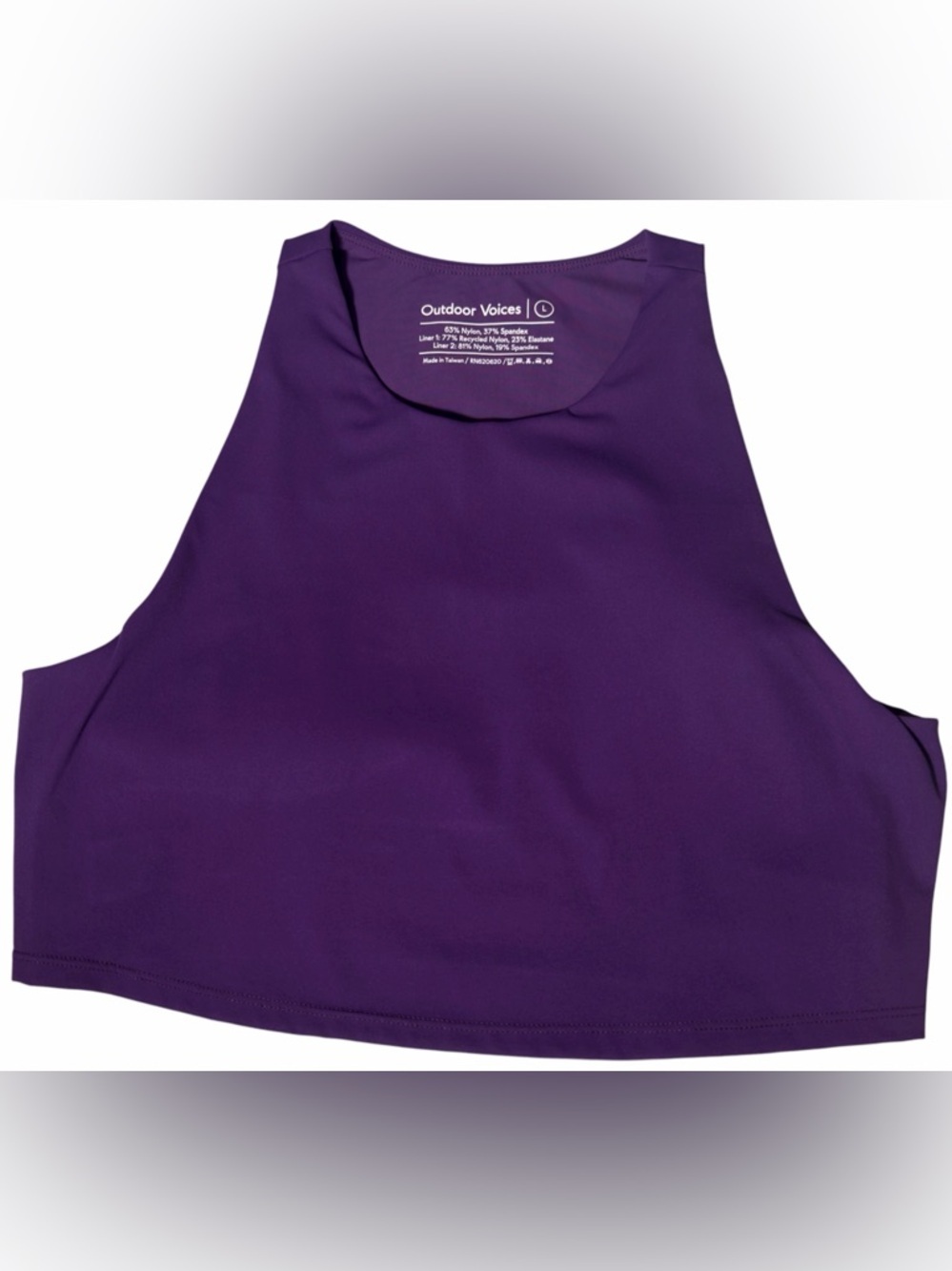 Outdoor Voices Deep Purple Performance Tank